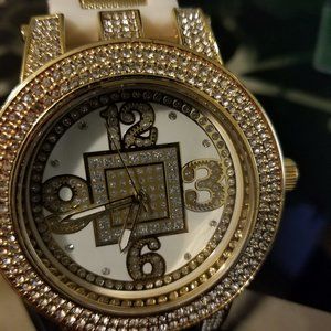 Men's Bling Out Big Face Watch
